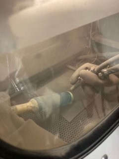 Každoroční odborná praxe studentek sklářské školy u nás ve firmě