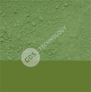 Chrome green porcelain paint powder