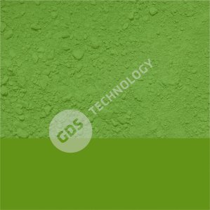 Green porcelain paint powder