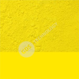 Mandarin yellow porcelain paint powder