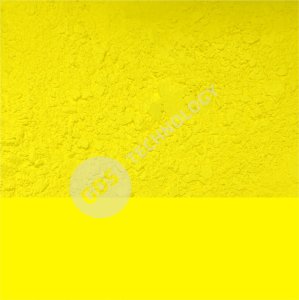 Lemon yellow porcelain paint powder