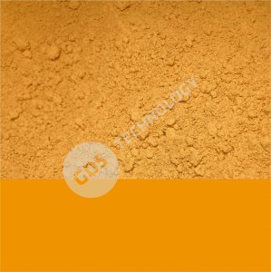 Ochre porcelain paint powder