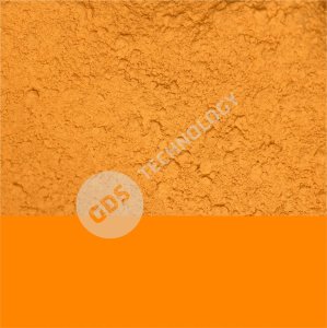 Orange porcelain paint powder