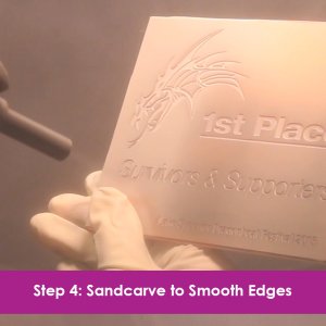 Fólie pro laserové pískovací šablony Blazer Orange 0,61×30 m