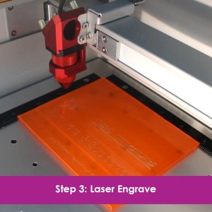 Fólie pro laserové pískovací šablony Blazer Orange A4