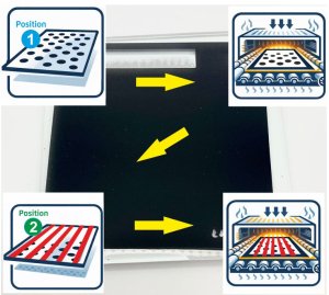Peinture noire pour verre trempé double face MGDOR 9180